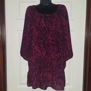 NWOT Miss Tina by Tina Knowles Blouse